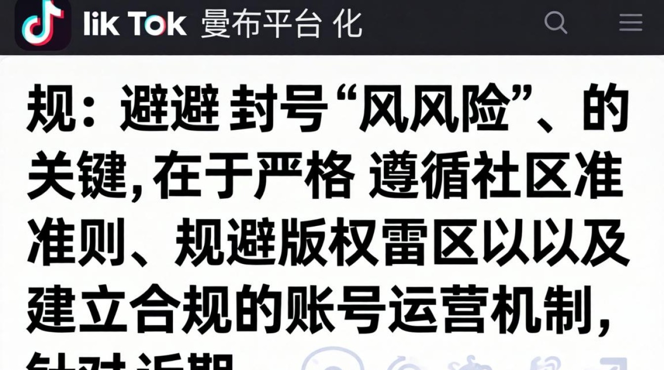 宋雨琦发 TikTok 如何避免违规被封