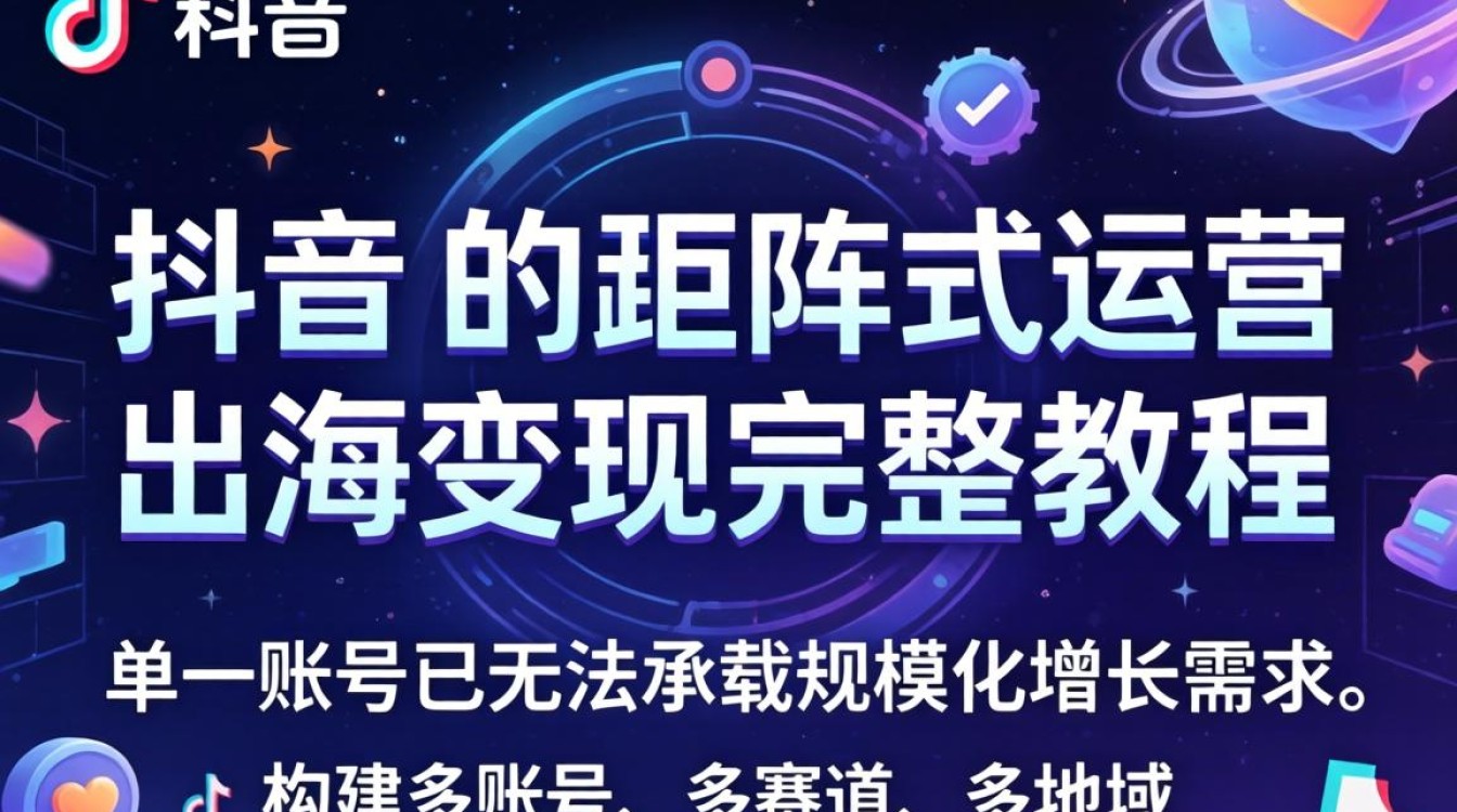 TikTok 矩阵式运营出海变现完整教程
