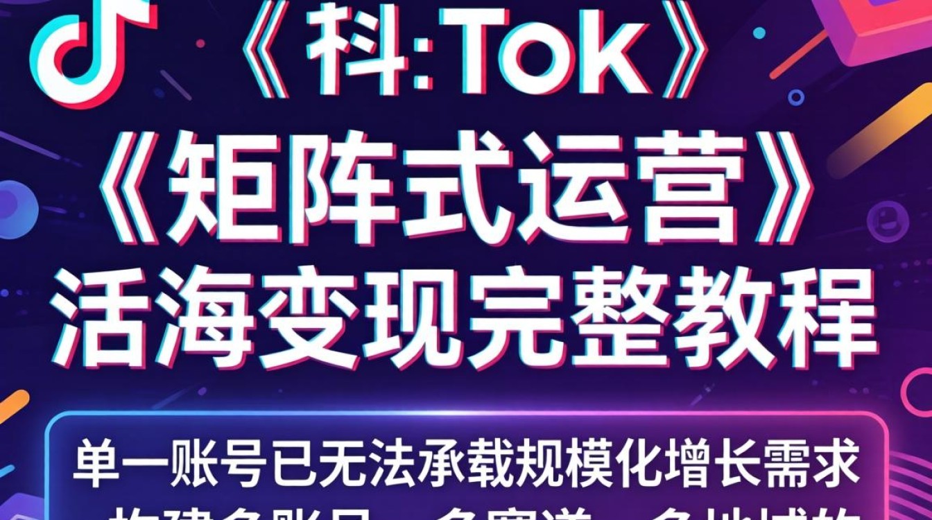TikTok 矩阵式运营出海变现完整教程