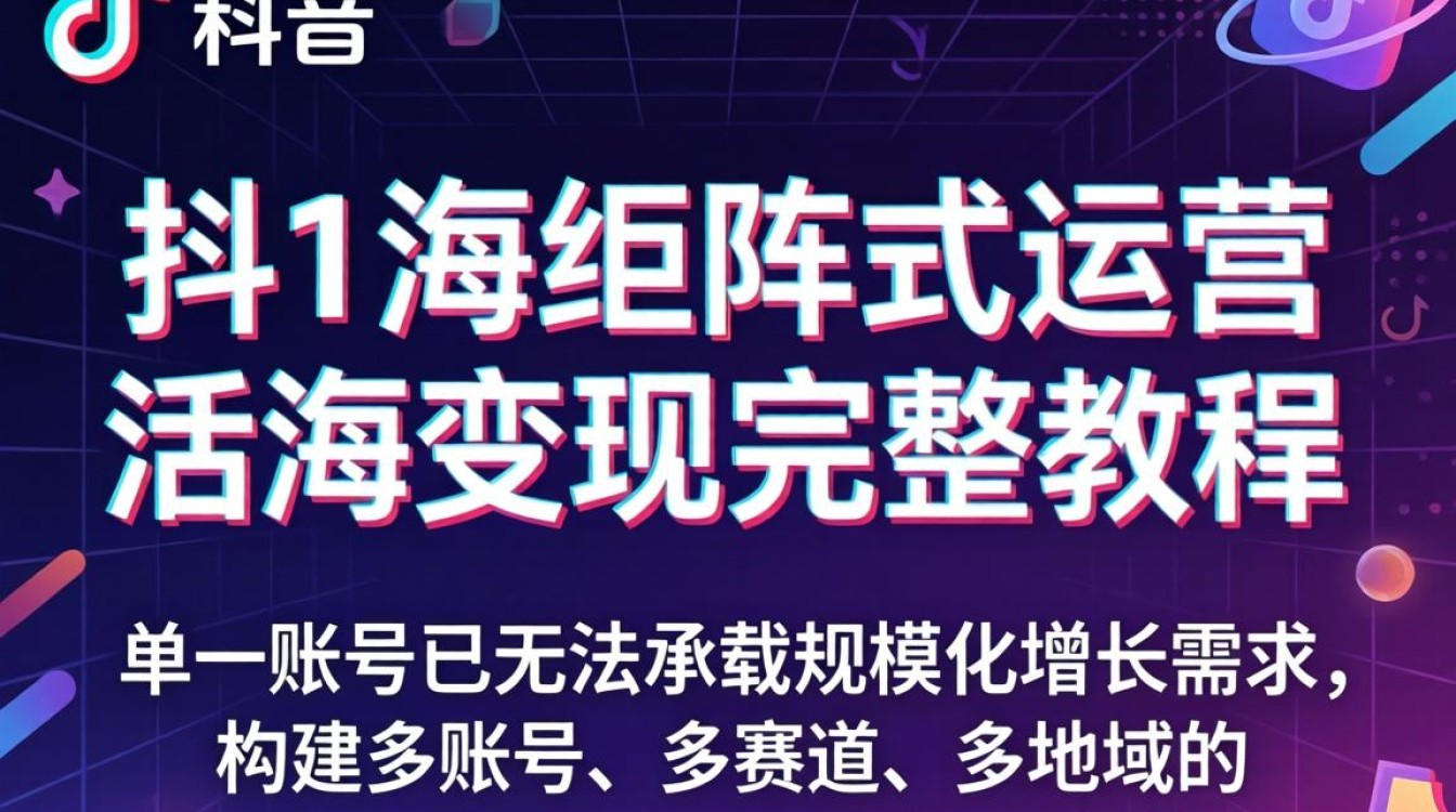 TikTok 矩阵式运营出海变现完整教程
