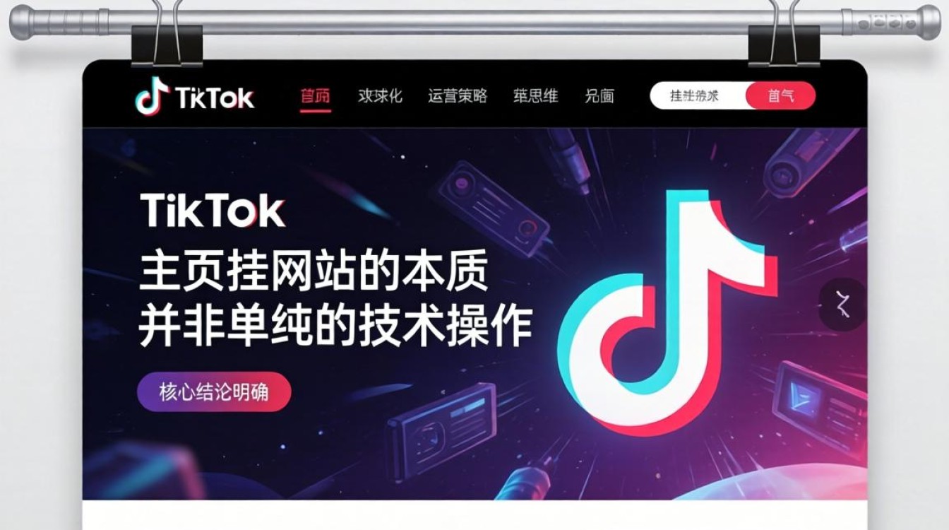 TikTok 挂网站教程及全球化运营策略