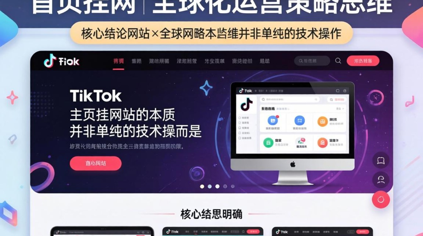 TikTok 挂网站教程及全球化运营策略