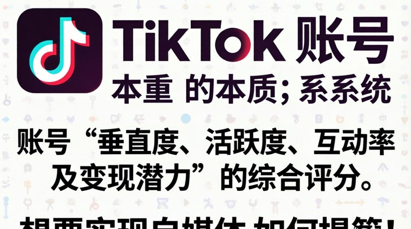 tiktok账号权重提升技巧与变现攻略