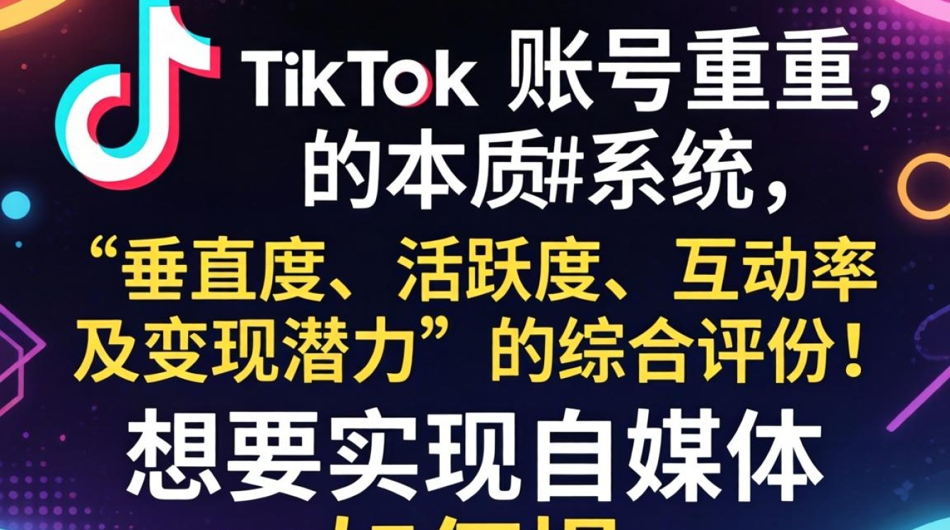 tiktok账号权重提升技巧与变现攻略
