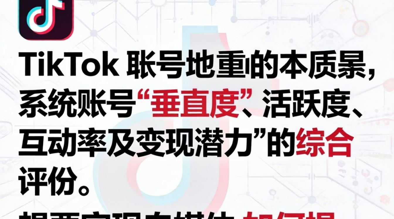 tiktok账号权重提升技巧与变现攻略