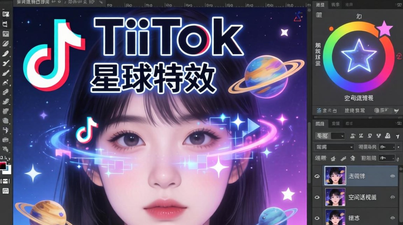 TikTok 星球特效怎么使用