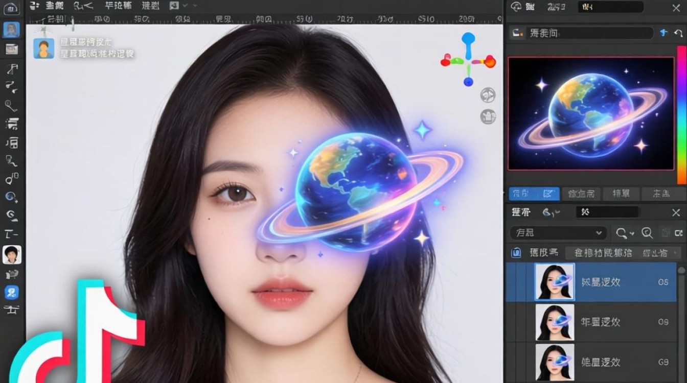 TikTok 星球特效怎么使用