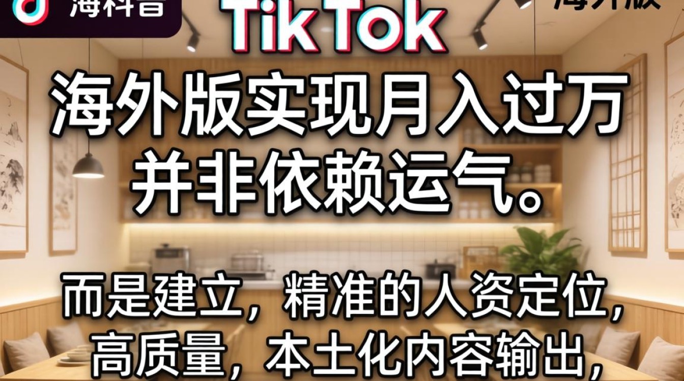 TikTok 海外版 18 变现技巧