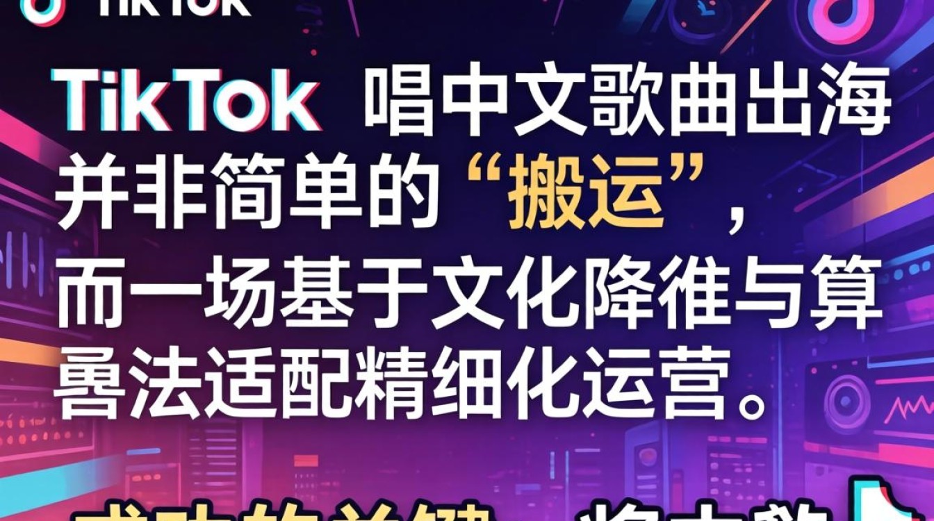 TikTok 唱中文歌曲 出海运营指南