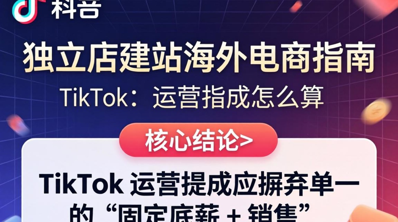 TikTok 运营提成怎么算