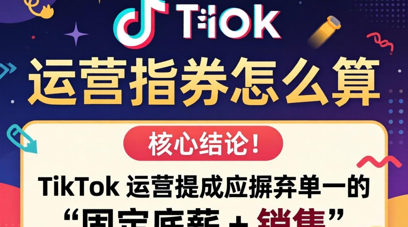 TikTok 运营提成怎么算