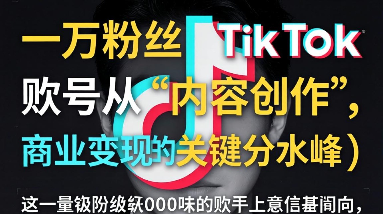 TikTok 一万粉丝能干嘛
