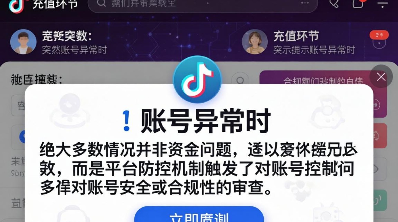 TikTok 充值显示账号异常怎么办