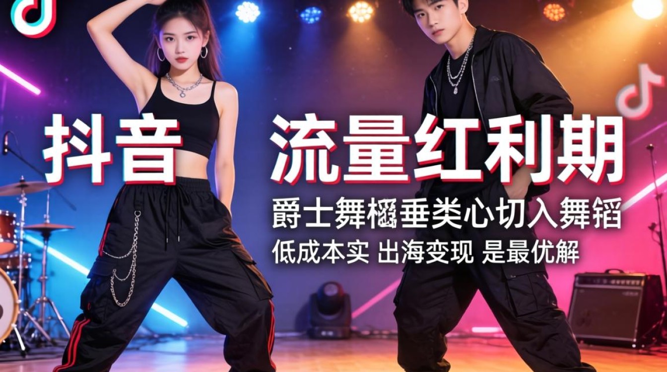 TikTok 舞蹈视频爵士裤子 出海变现完整教程
