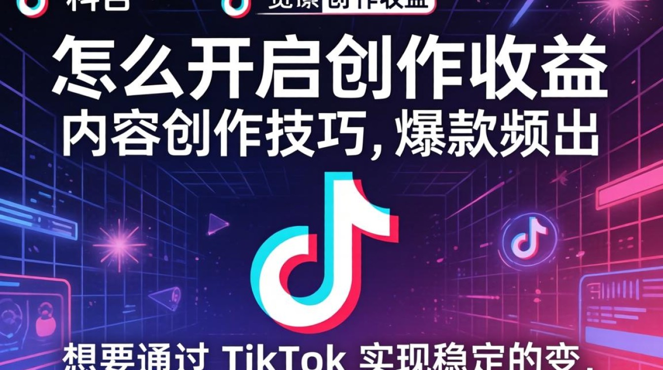TikTok 怎么开启创作收益
