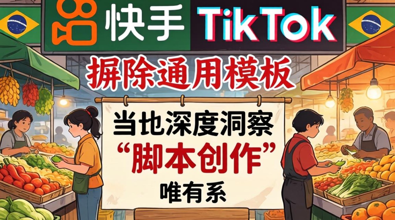 脚本创作快手TikTok巴西市场怎么解决创意难题