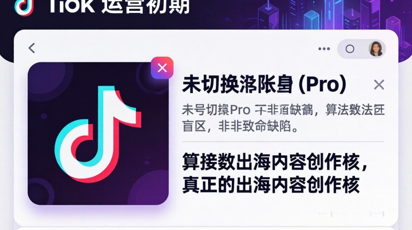 TikTok 没有切换 pro 账号怎么办,出海内容创作技巧 TikTok 没有切换 pro 账号怎么办