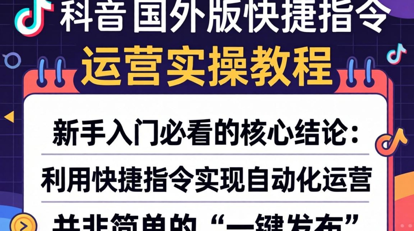 TikTok 国外版快捷指令怎么设置?TikTok 快捷指令运营实操教程 TikTok 国外版快捷指令怎么设置