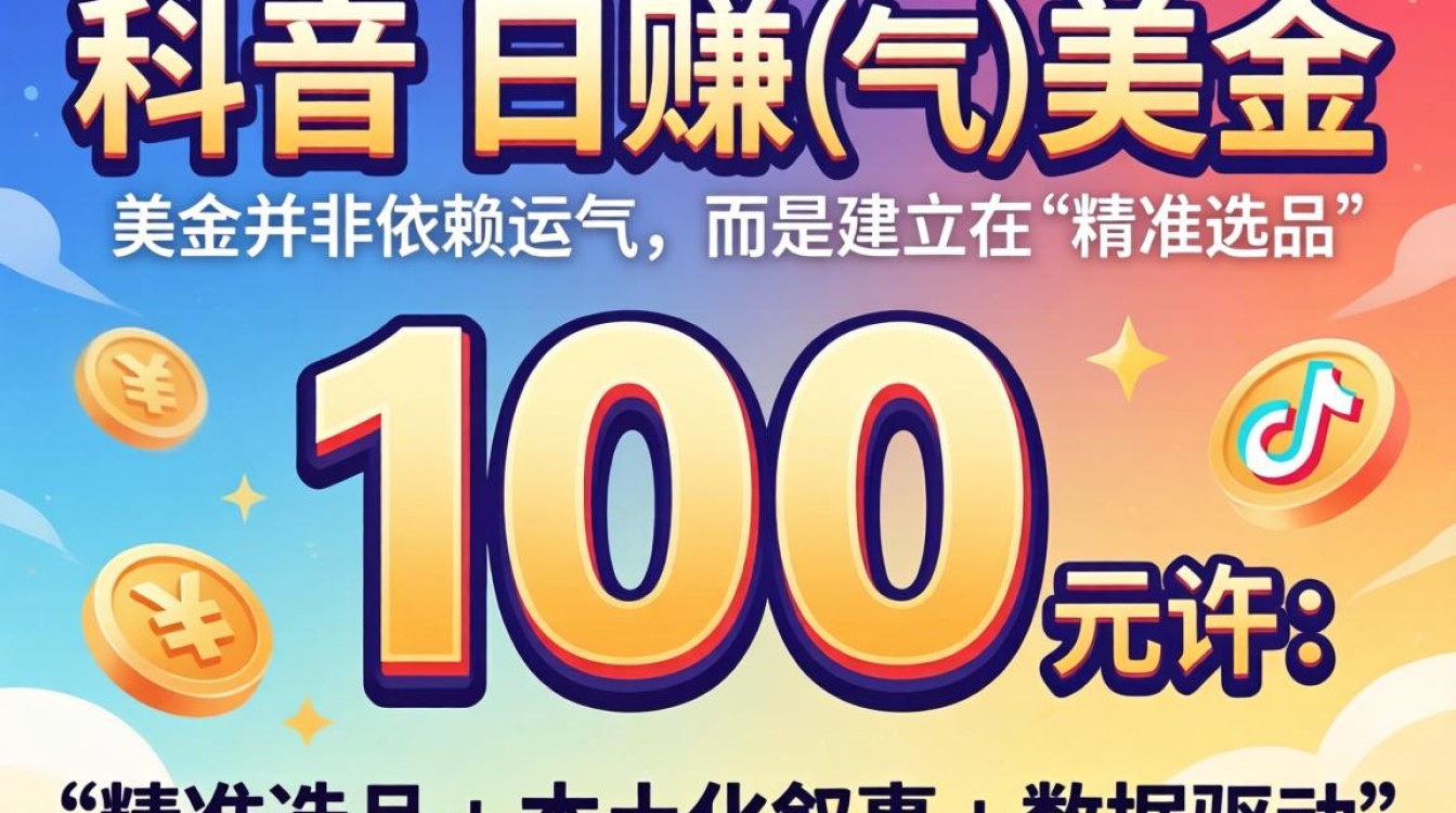 TikTok 日赚 100 美金怎么实现