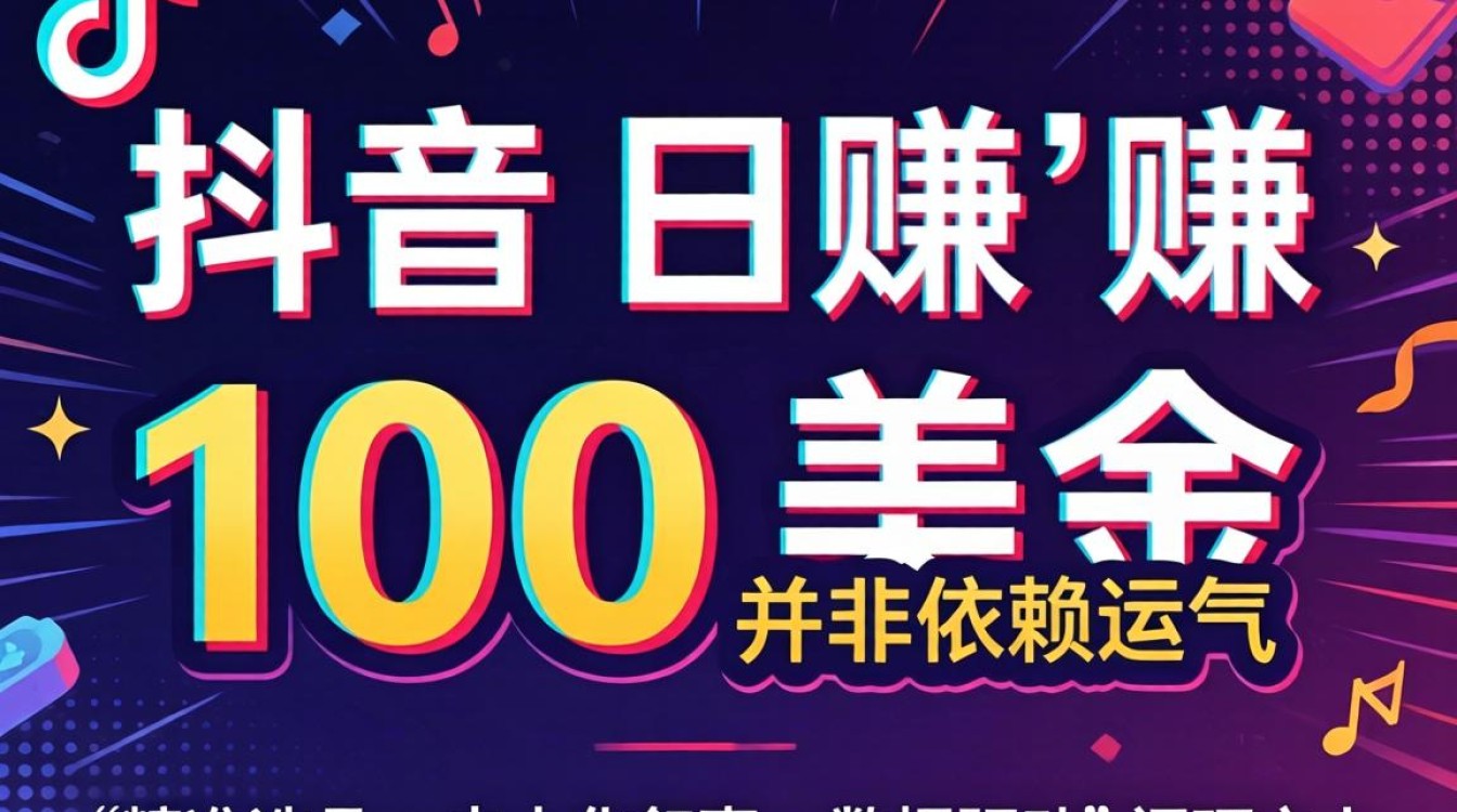 TikTok 日赚 100 美金怎么实现