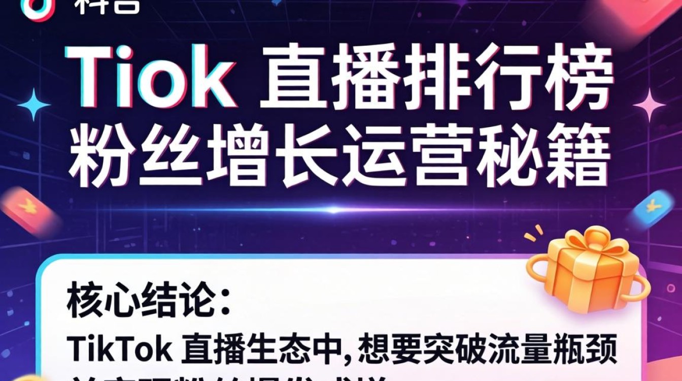 TikTok 直播排行榜如何冲榜?TikTok 直播涨粉技巧 TikTok 直播排行榜如何冲榜