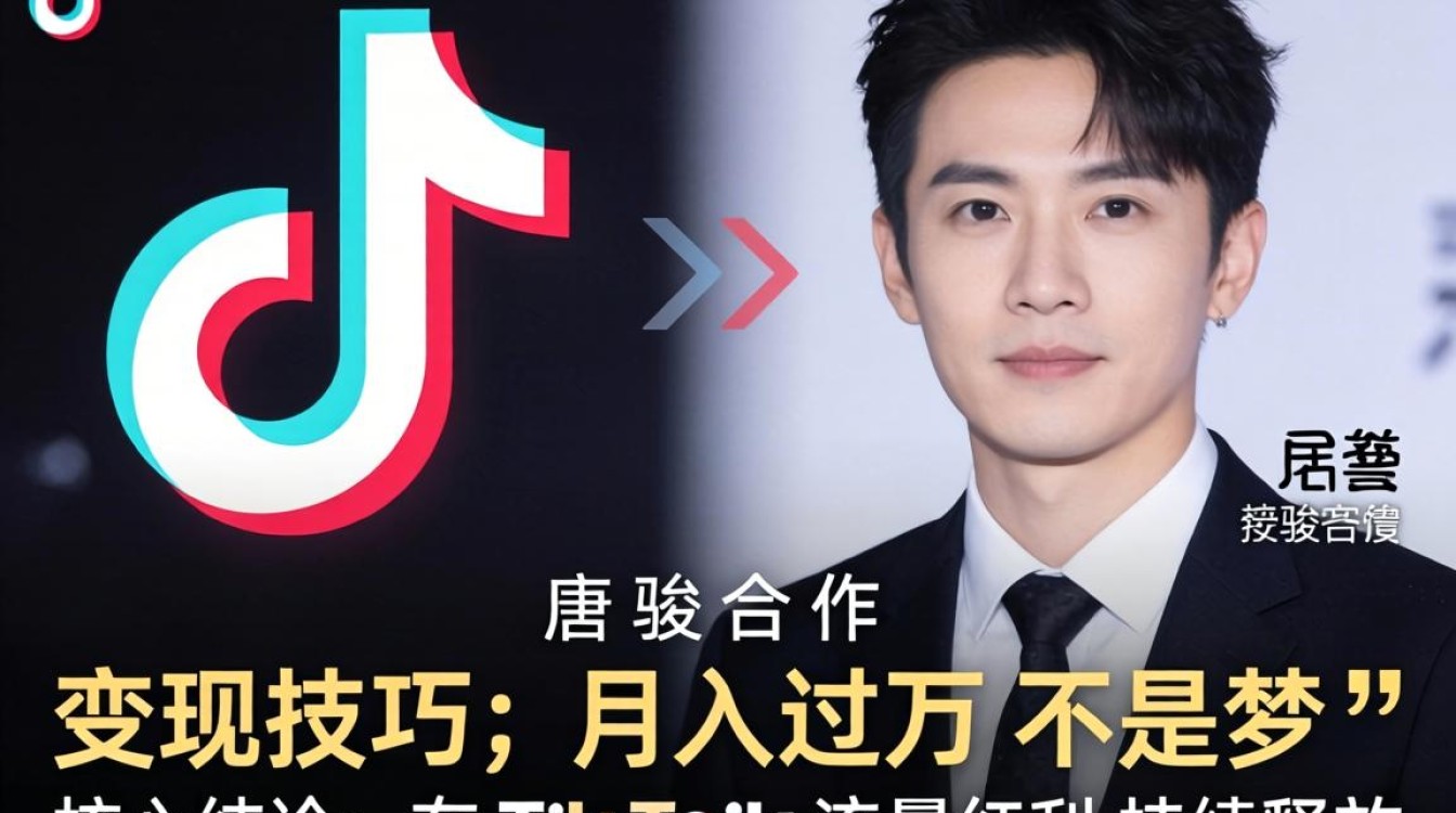 TikTok 和唐骏合作变现技巧