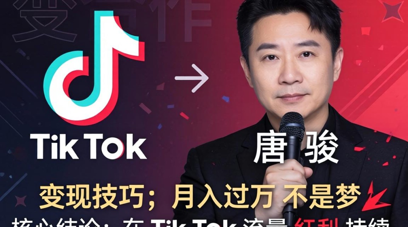 TikTok 和唐骏合作变现技巧