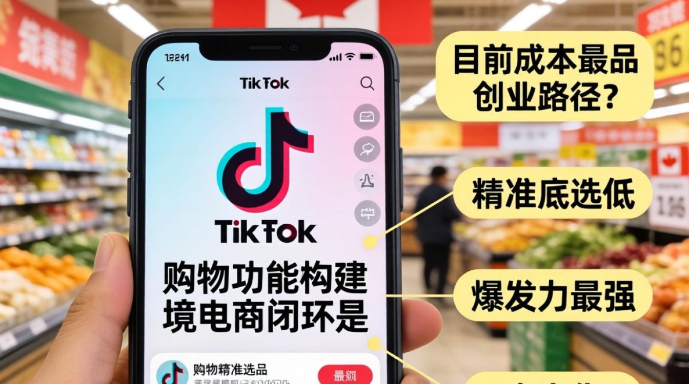 创业路径加拿大 TikTok 购物功能能实现财富自由吗