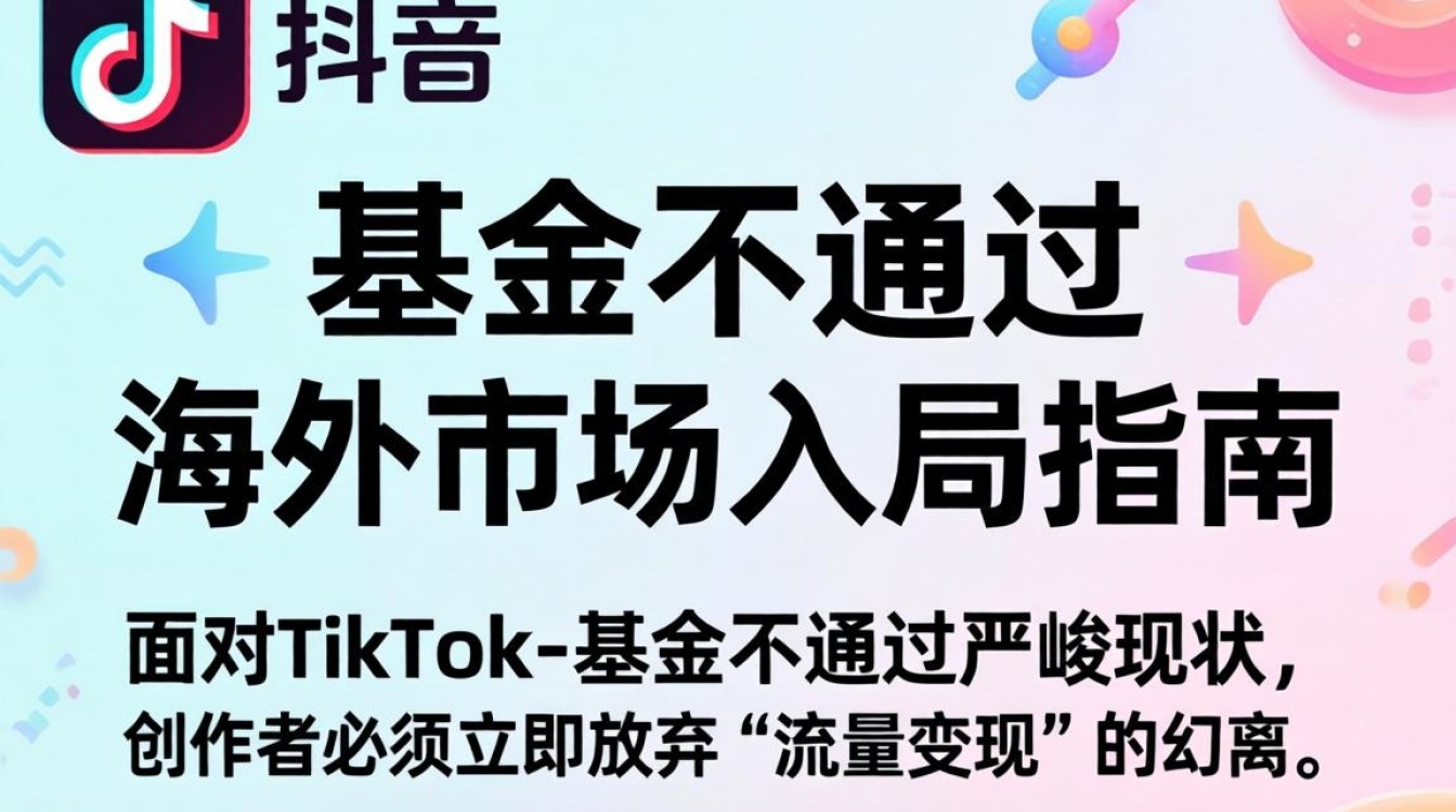 TikTok 基金审核失败原因及海外市场入局指南