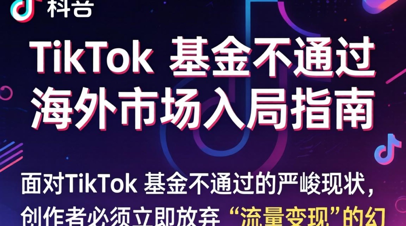 TikTok 基金审核失败原因及海外市场入局指南