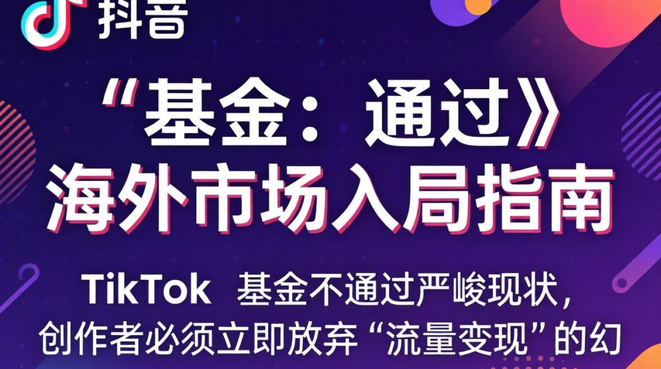 TikTok 基金审核失败原因及海外市场入局指南