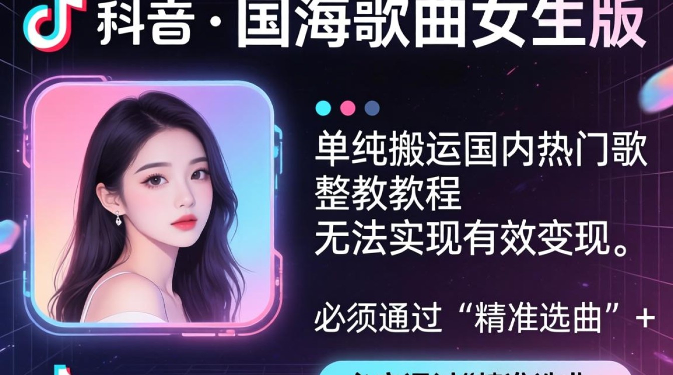 TikTok 歌曲女生版出海变现完整教程