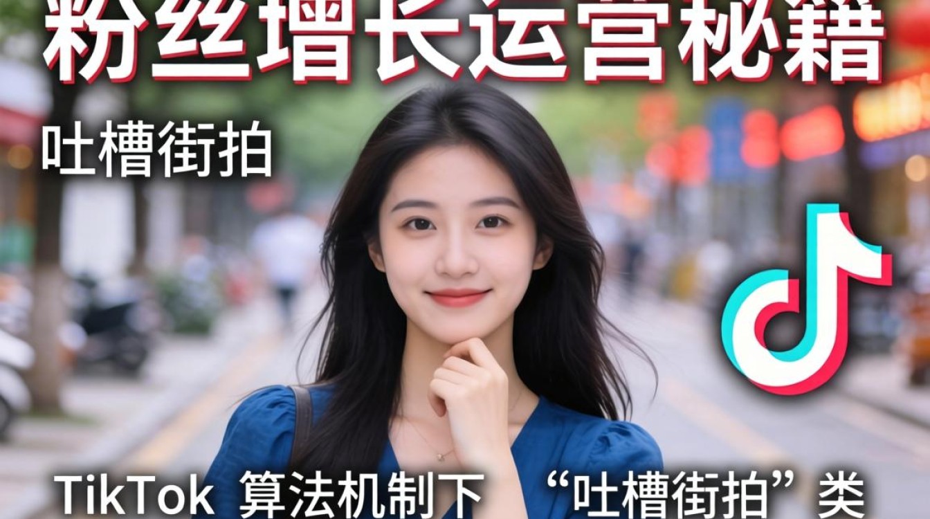 TikTok 吐槽街拍 粉丝增长运营秘籍