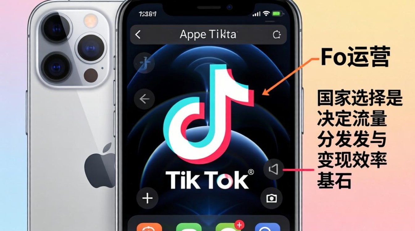 苹果 TikTok 视频剪辑怎么选择国家