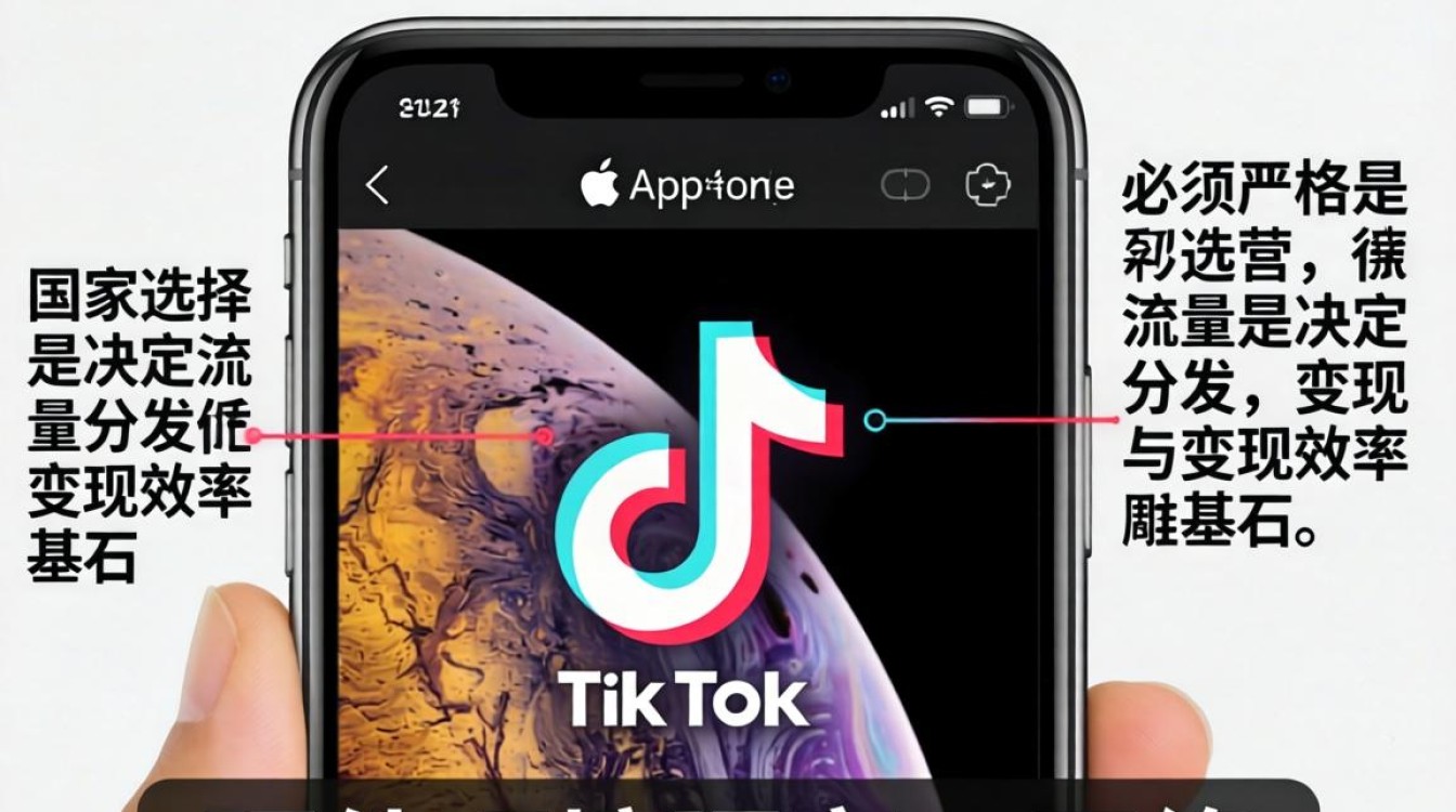 苹果 TikTok 视频剪辑怎么选择国家