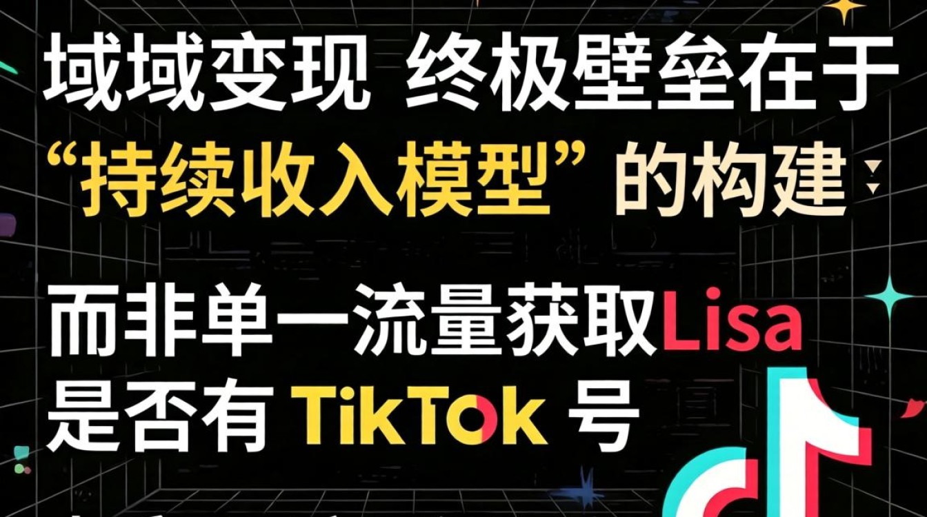 私域变现 lisa 有 tiktok 号吗