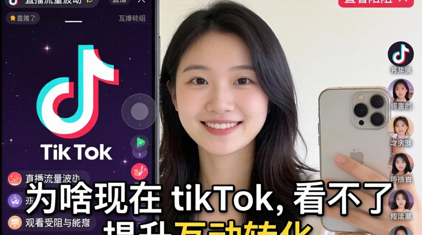 tiktok直播无法观看原因及提升互动转化技巧