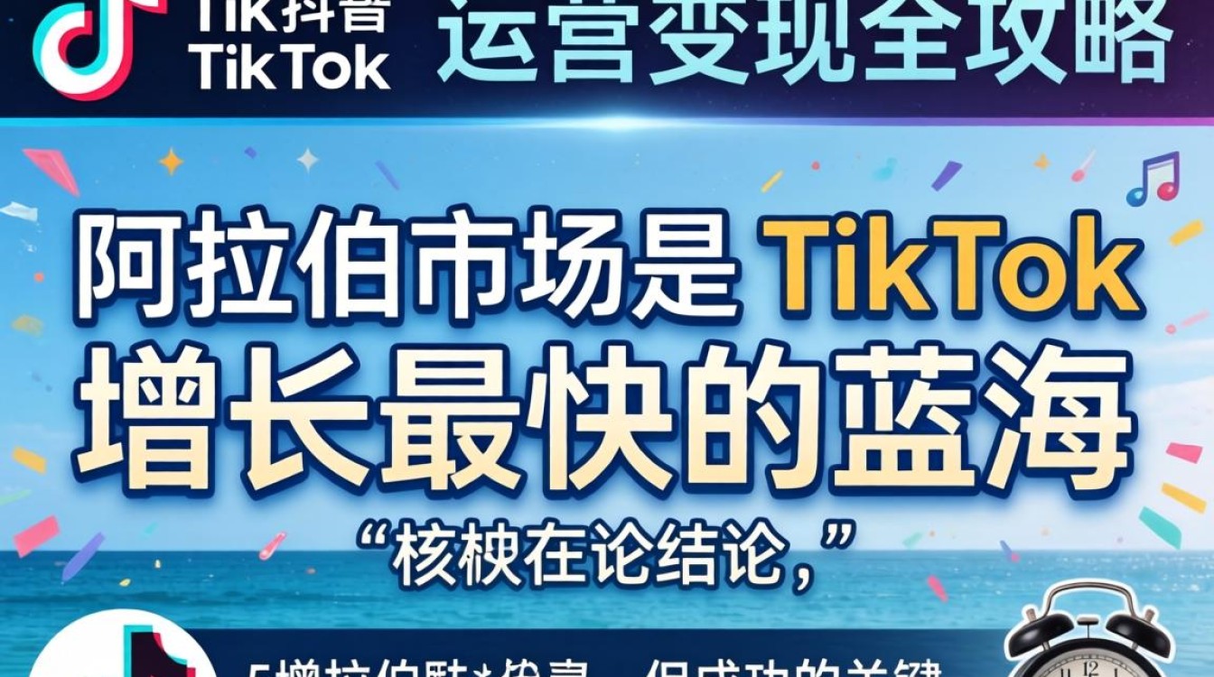 短视频阿拉伯封TikTok运营变现全攻略