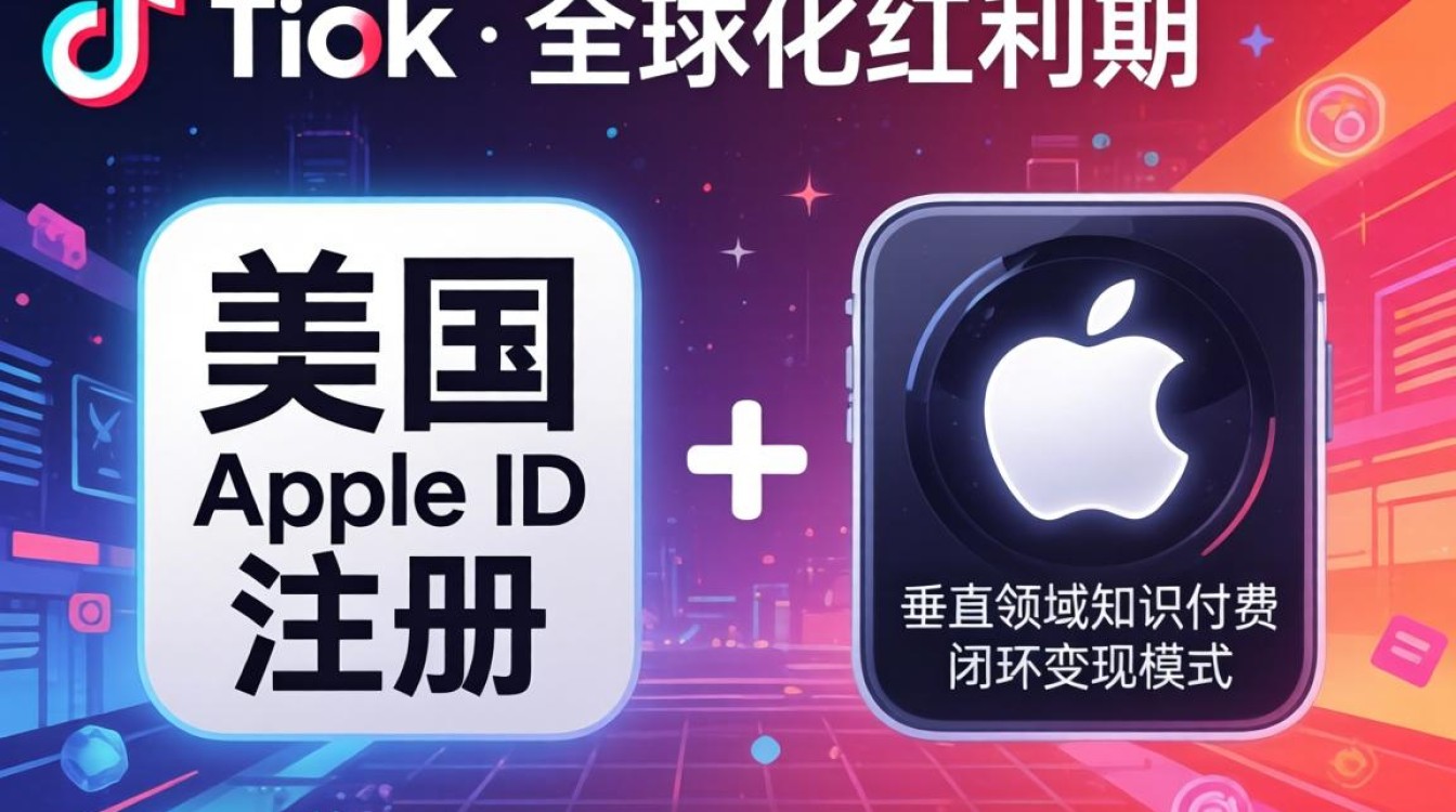 知识付费美国Apple ID注册TikTok内容变现技巧