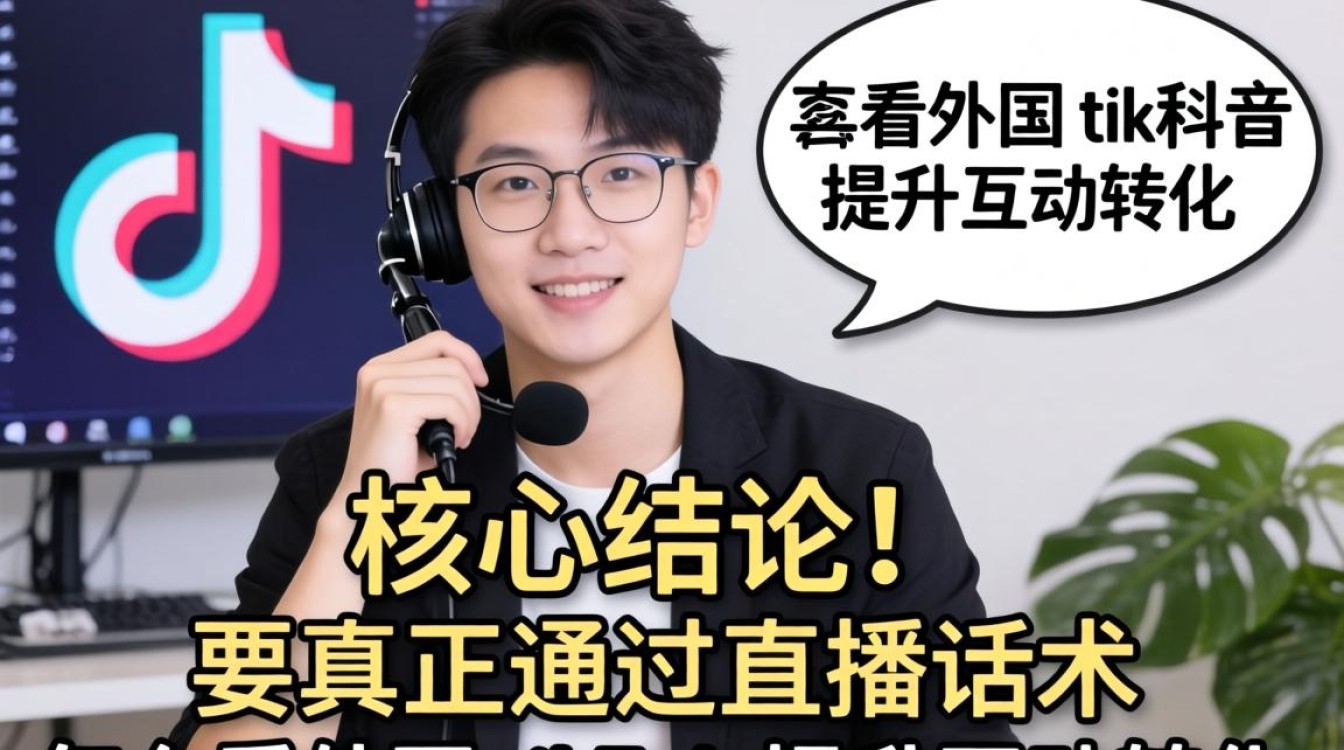 直播话术怎么看外国tiktok提升互动转化