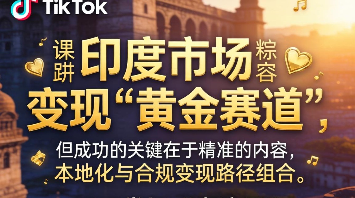 TikTok 印度用户量变现技巧