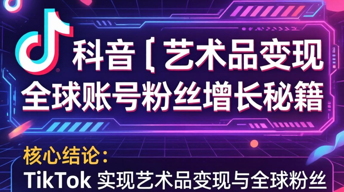 TikTok 艺术品变现 全球账号粉丝增长秘籍
