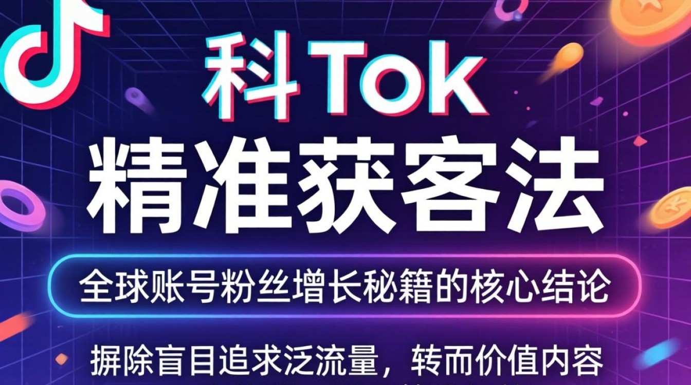 TikTok 精准获客法 全球账号粉丝增长秘籍