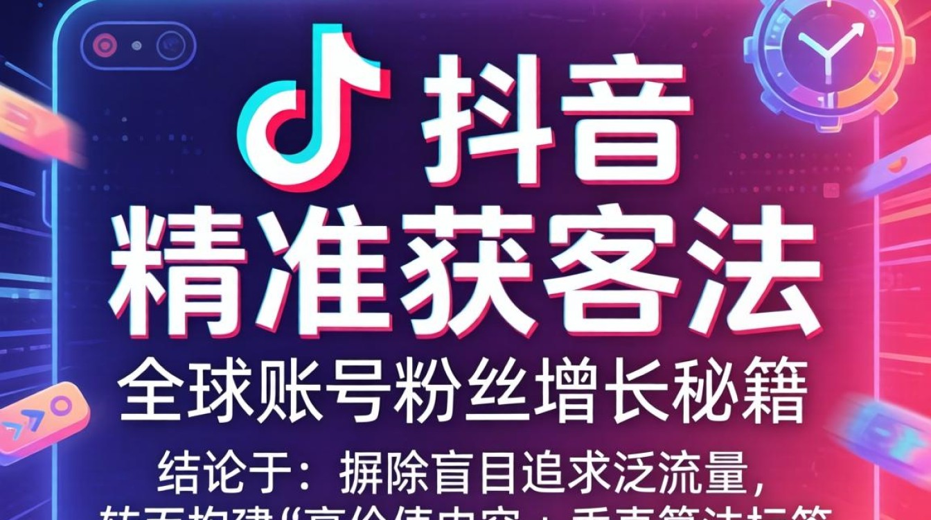 TikTok 精准获客法 全球账号粉丝增长秘籍