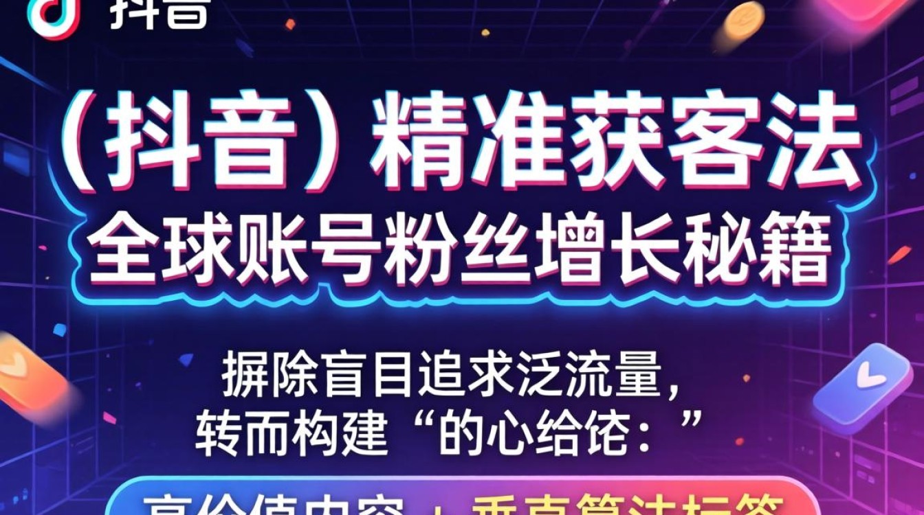 TikTok 精准获客法 全球账号粉丝增长秘籍