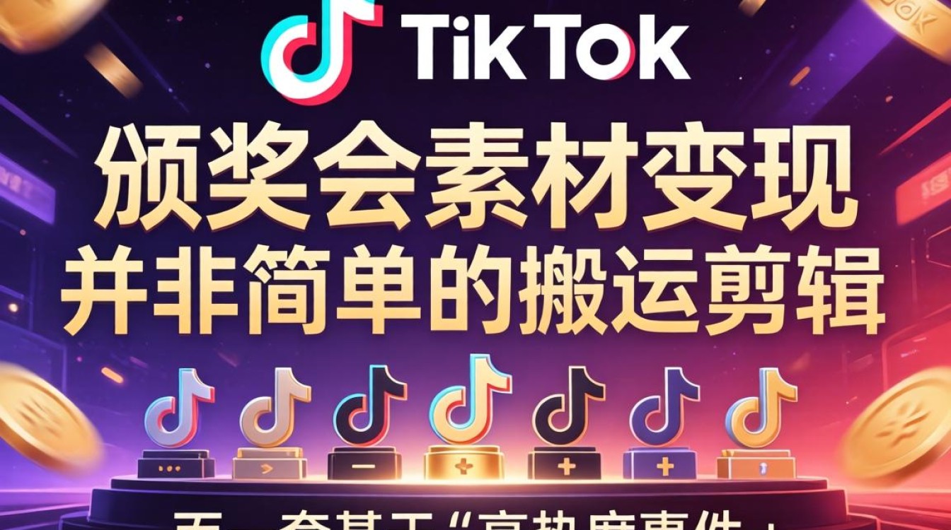 TikTok 颁奖会素材如何变现