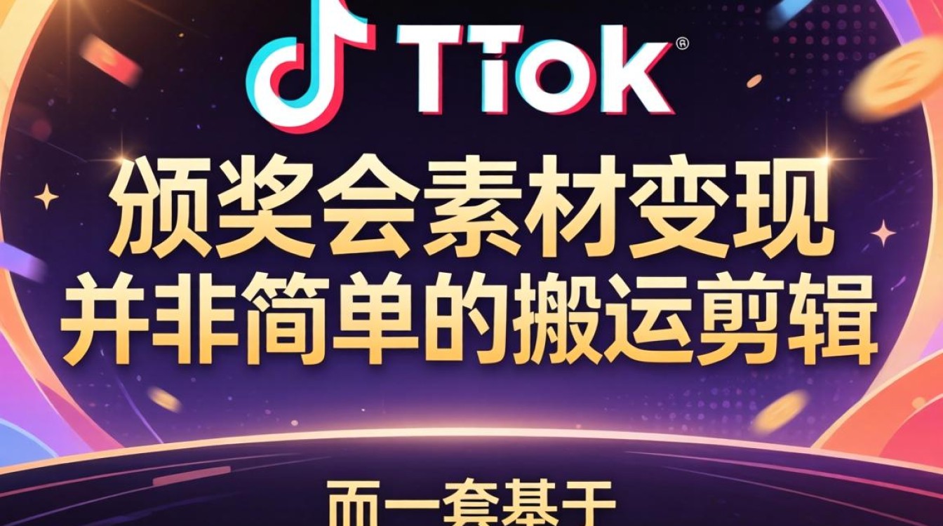 TikTok 颁奖会素材如何变现