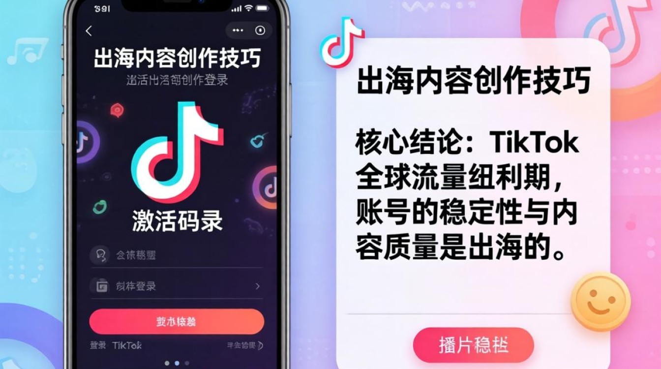 TikTok 激活码登录教程及出海内容创作技巧