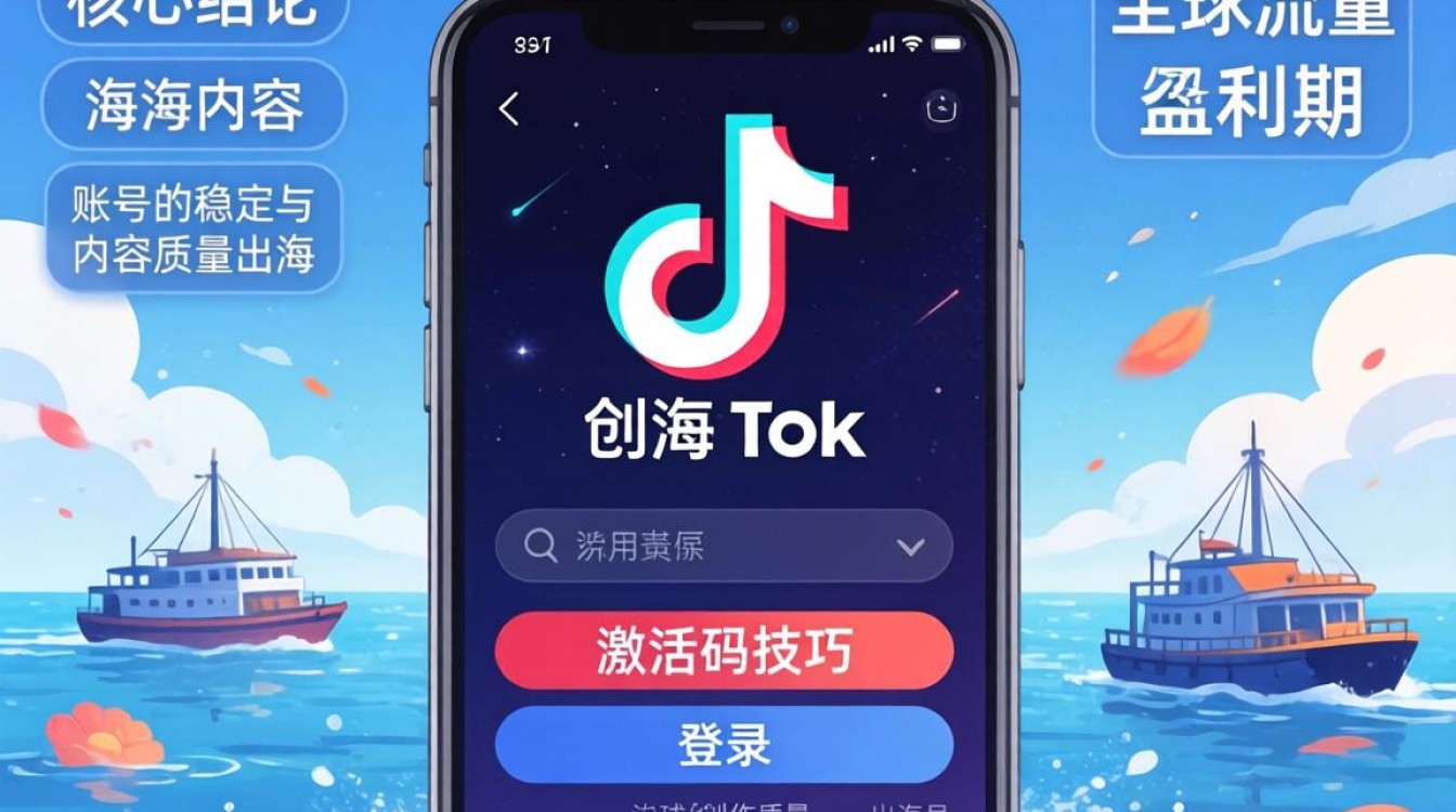 TikTok 激活码登录教程及出海内容创作技巧