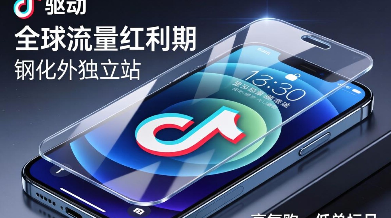 TikTok 钢化膜广告独立站建站海外电商指南
